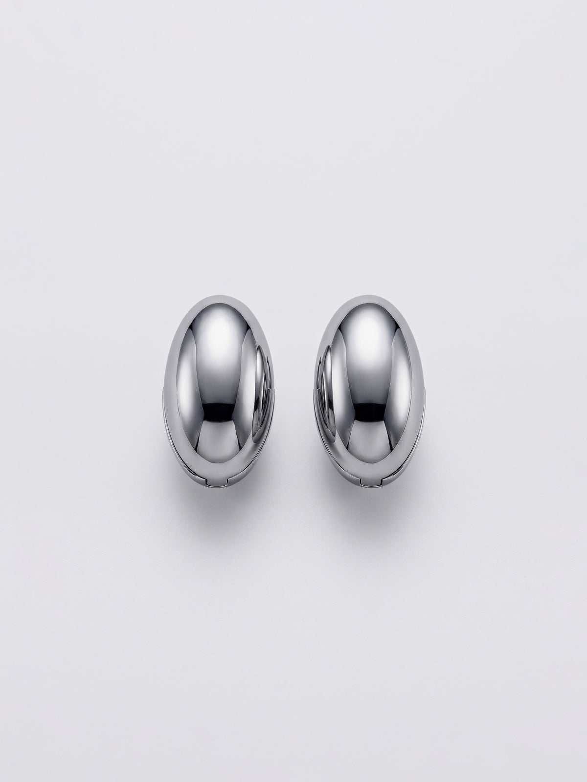 Egg Earrings Silver