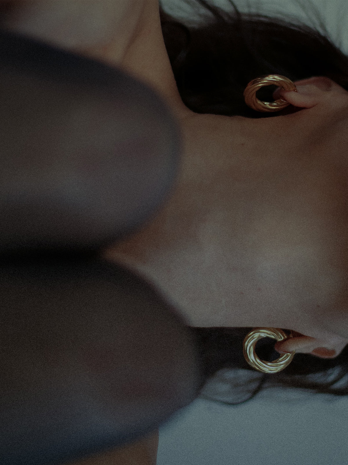 Twist Hoops Gold Vermeil